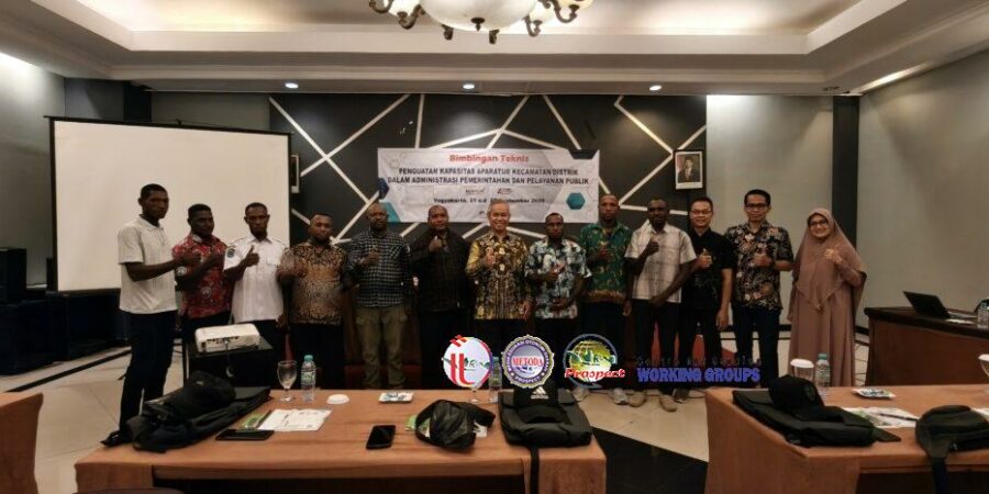 Bimtek Peningkatan Kapasitas Aparatur Distrik dalam meningkatkan Pelayanan Masyarakat, Yogya 22 Sept 2025